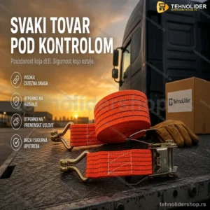 Španer za Vezivanje Tereta 10 m – Zatezna Traka za Transport