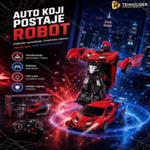 Spider-Man Auto Transformers na Daljinski – Auto koji se Pretvara u Robota