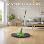 Spin Mop za Brzo Čišćenje Poda sa Centrifugom za Ceđenje