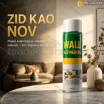 Sprej za Farbanje Zidova 800ml 1+1 GRATIS – Brzo Osvežite Zidove Bez Krečenja