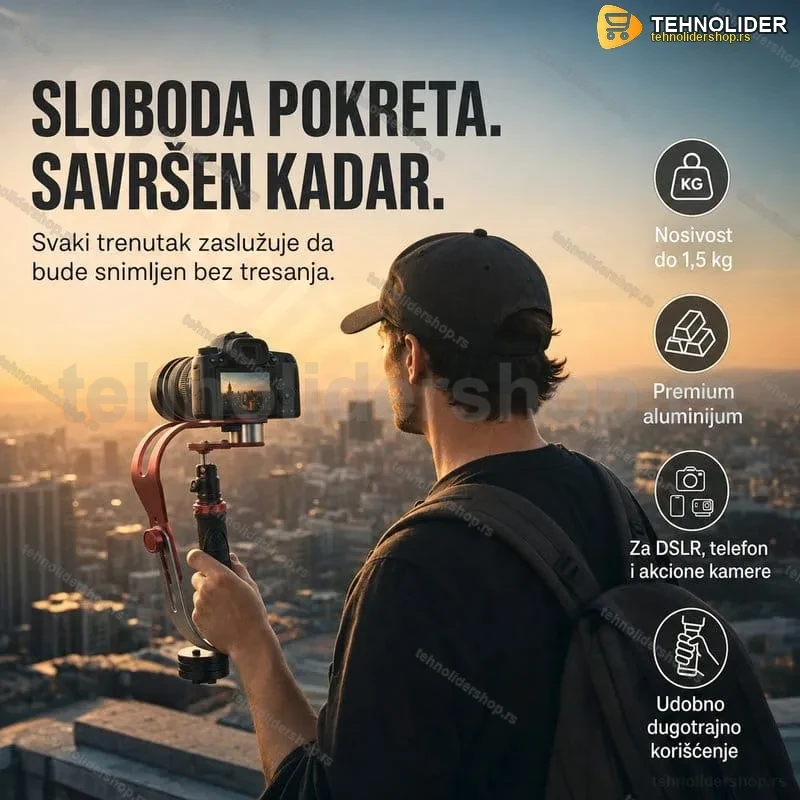 Stabilizator za sve vrste aparata,telefona i video kamera Stabilizator za sve vrste aparata,telefona i video kamera