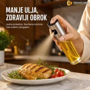 Staklena Prskalica za Ulje 100ml — Precizno Prskanje za Kuhinje