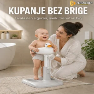 Stalak za kadicu za bebe – Siguran i stabilan držač za lakše kupanje