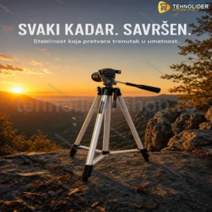 Stativ Tripod 330A 1.5m — Držač za Mobilni i Foto Aparat
