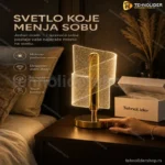 Stona Lampa Dentolja – Mekano Svetlo za Spavaću Sobu i Noćni Stočić