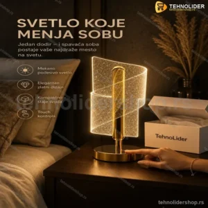 Stona Lampa Dentolja – Mekano Svetlo za Spavaću Sobu i Noćni Stočić