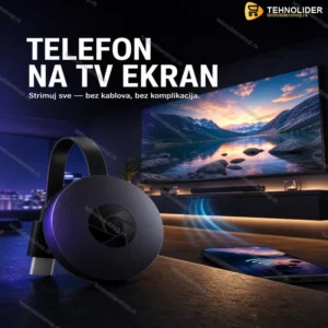 Google Chromecast HD TV Box — Strimovanje sa telefona na TV ekran