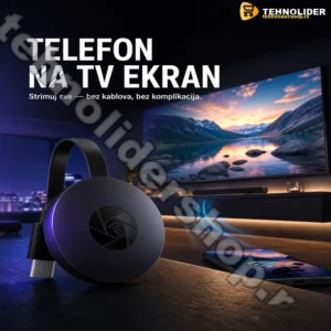 Google Chromecast HD TV Box — Strimovanje sa telefona na TV ekran