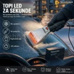 Strugač Leda sa Grejačem – Brzo i Bezbedno Čišćenje Stakla