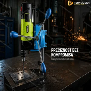 Stubna Bušilica 1200W – Precizna Stona Bušilica za Metal i Drvo