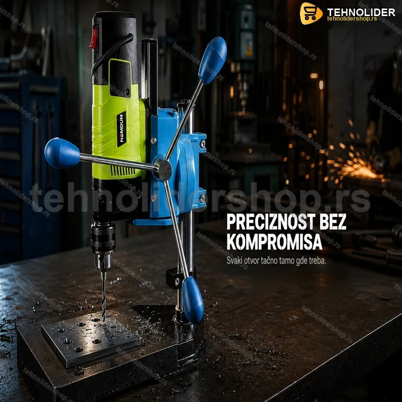 stubna-busilica-1200w-tehnolidershop Stubna Bušilica 1200W – Precizna Stona Bušilica za Metal i Drvo