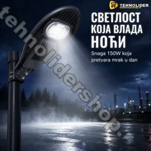 Stubni Reflektor 150W 220V – Snažno Vanjsko Osvjetljenje za Stub