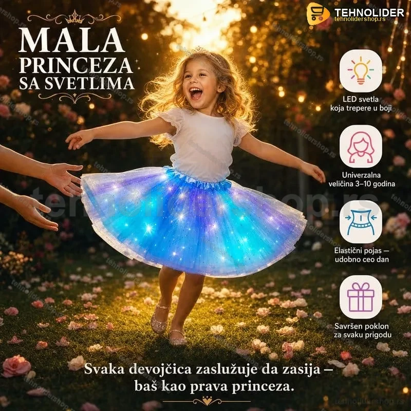 Suknjica sa LED svetlima Suknjica sa LED svetlima