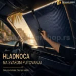 SunBlocker™ Roletna za Auto — Reflektirajuća Zaštita od Sunca 70x140 cm