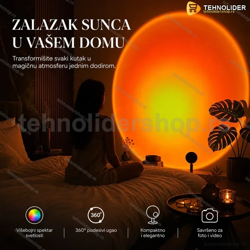 Sunset lampa - Zalazak sunca u Vašem domu Sunset lampa - Zalazak sunca u Vašem domu