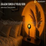 Sunset LED Lampa — Projektor Zalaska Sunca za Spavaću Sobu (USB)