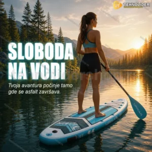 SUP Daska na Naduvavanje 320×80cm – Stabilna i Lagana za Rekreaciju