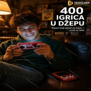 SUP Game Box konzola sa džojstikom i 400 igrica
