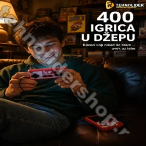 SUP Game Box konzola sa džojstikom i 400 igrica
