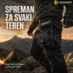 SWAT Taktička Torbica oko Struka i Noge – Balistično Platno 1600D