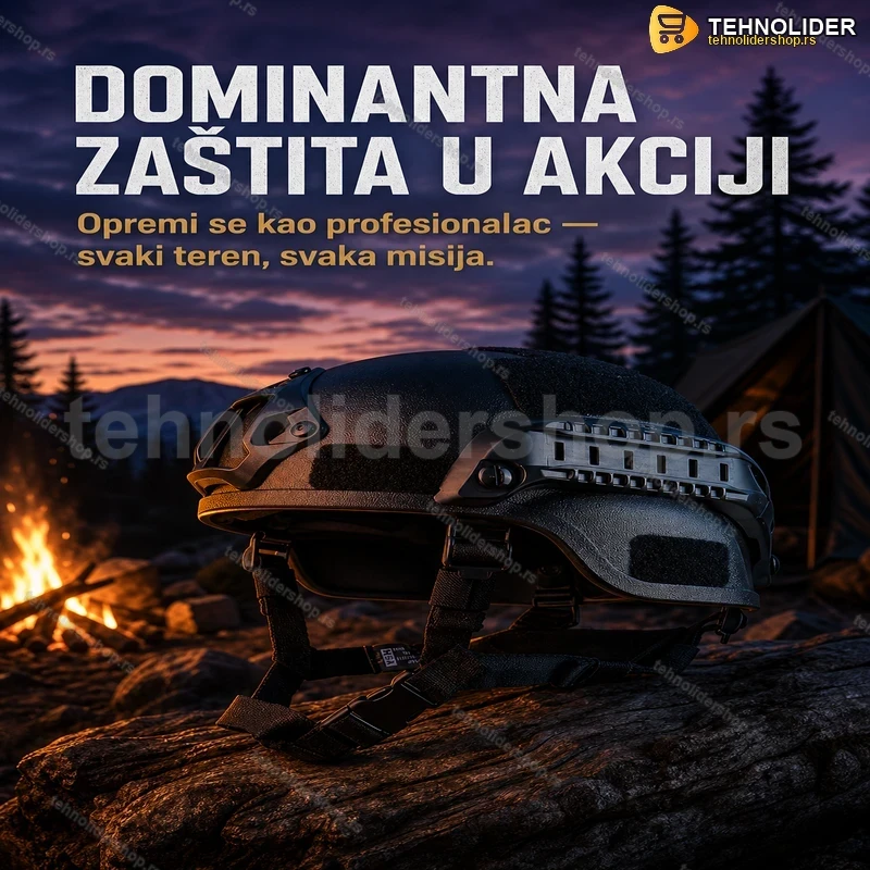 takticka-kaciga-za-airsoft-crna-tehnolidershop Taktička Slem Kaciga za Airsoft – Podesiva, Crna