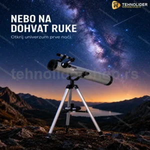 Teleskop za početnike 76/700 sa stativom – Telescopium Herschelii