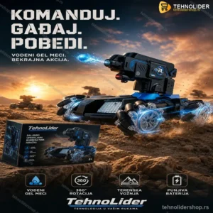 Tenk na Daljinski Upravljač sa Vodenim Kuglicama i Senzorom za Ruku