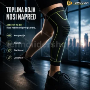 Termo-Kompresiona Navlaka za Koleno i Celu Nogu – Toplina i Podrška
