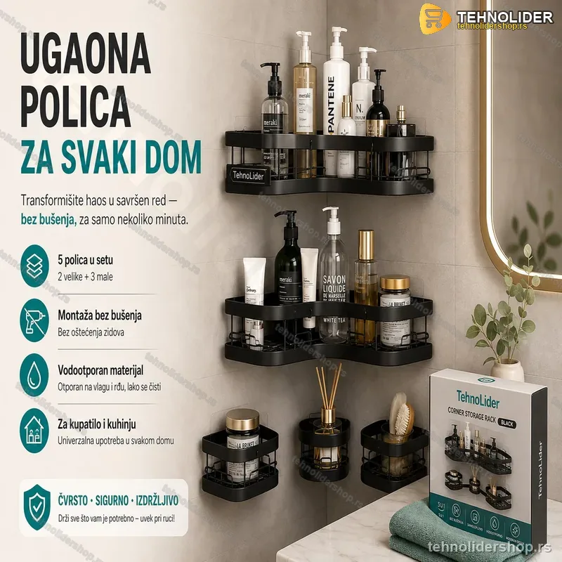 Toalet - Ugaona Polica Toalet - Ugaona Polica