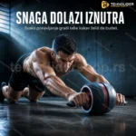 AB Carver Pro – Točak za Trbušnjake sa Oprugom od Ugljeničnog Čelika