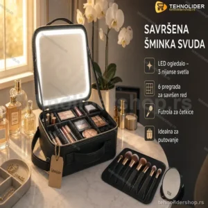 Torba za šminku sa LED svetlom