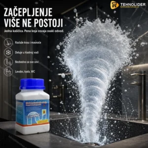 Tornado prah za otčepljenje i čišćenje odvoda