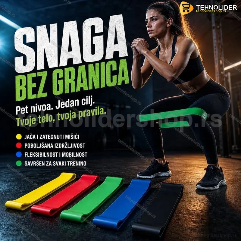 Trake za vežbanje, fitnes, jogu i pilates Trake za vežbanje, fitnes, jogu i pilates