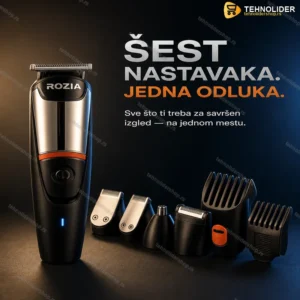 Trimer za kosu i bradu Rozia HQ-5900 — set 6u1