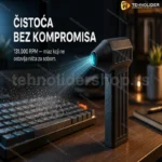 TurboJet Pro – Prenosni Bežični Čistač Prašine 131.000 RPM sa LED Svetlom