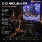 TV Game Stick Retro Konzola sa 20.000 Igrica i 2 Bežična Džojstika