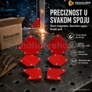Ugaoni magneti za varenje (set: 6 kom)