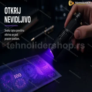 UV Lampa Baterijska – Za Proveru Novčanica, Dokumenata i Višenamenska Upotreba