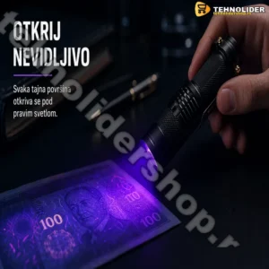 UV Lampa Baterijska – Za Proveru Novčanica, Dokumenata i Višenamenska Upotreba