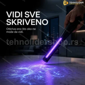 UV Lampa Ručna Punjiva – 6W Ultraljubičasta Lampa za Proveru i Detekciju