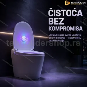 UV-C Sterilizator za WC Šolju — Automatsko Uništavanje Bakterija i Virusa