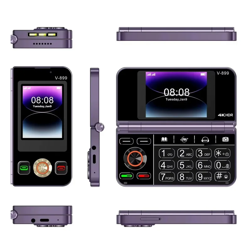 V-899 Mini Mobilni Telefon sa Dual SIM podrškom V-899 mini telefon - u upotrebi