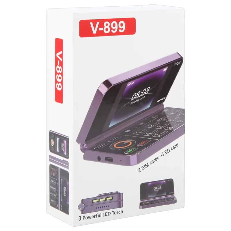 V-899 Mini Mobilni Telefon sa Dual SIM podrškom V-899 mini telefon - prednja strana