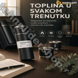 Vakumski termos set boca sa tri šolje