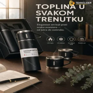 Vakumski termos set boca sa tri šolje