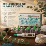 Vakuum Šoljice za Masažu – Komplet 12 kom za Cupping Terapiju