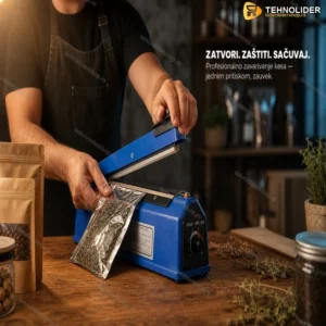 Varilica za Plastične Kese 200mm – Profesionalno Zavarivanje i Zatvaranje Kesa