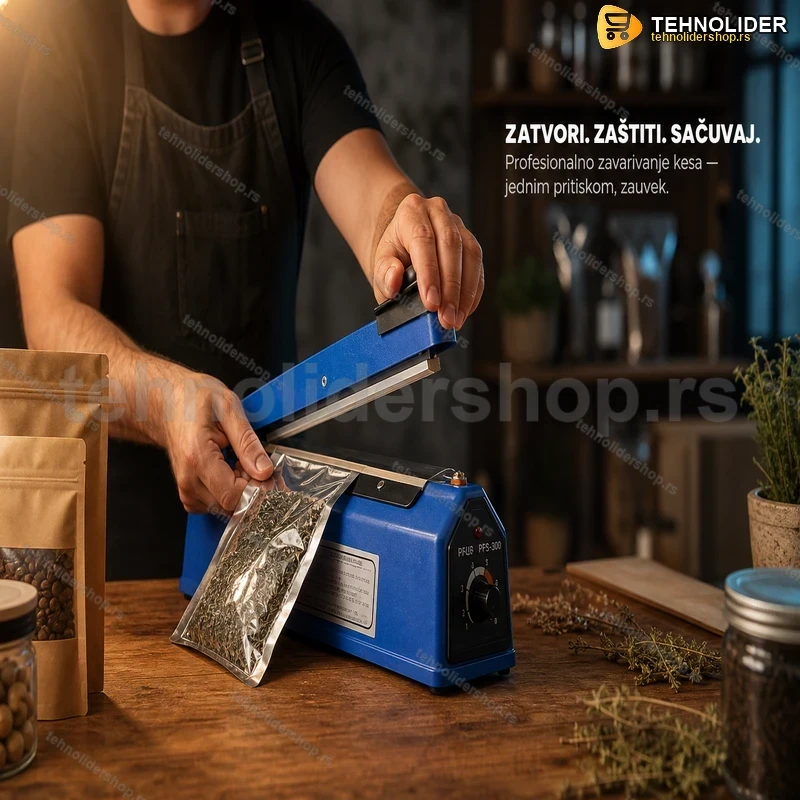 varilica-za-plasticne-kese-200mm-tehnolidershop Varilica za Plastične Kese 200mm – Profesionalno Zavarivanje i Zatvaranje Kesa