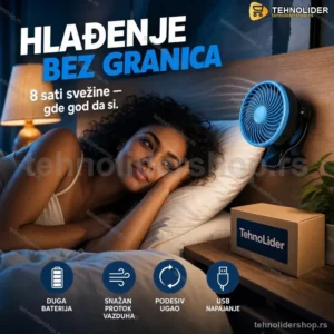Ventilator sa punjivom baterijom