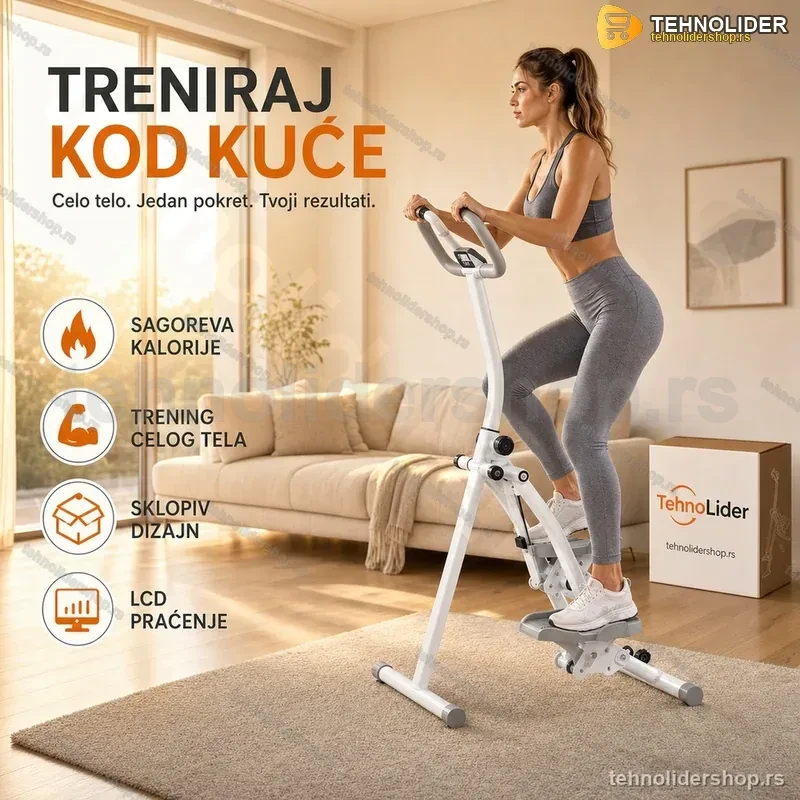 Sklopivi Vertical Climber Stair Stepper – Kardio Sprava za Kućno Vežbanje Sklopivi Vertical Climber Stair Stepper – Kardio Sprava za Kućno Vežbanje